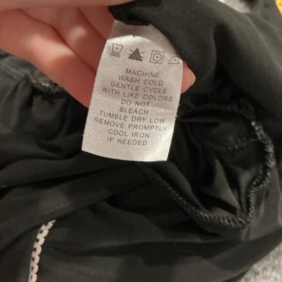 California Dynasty Women’s Black White Embroidery Nightgown Lingerie Size Large - Picture 7 of 10